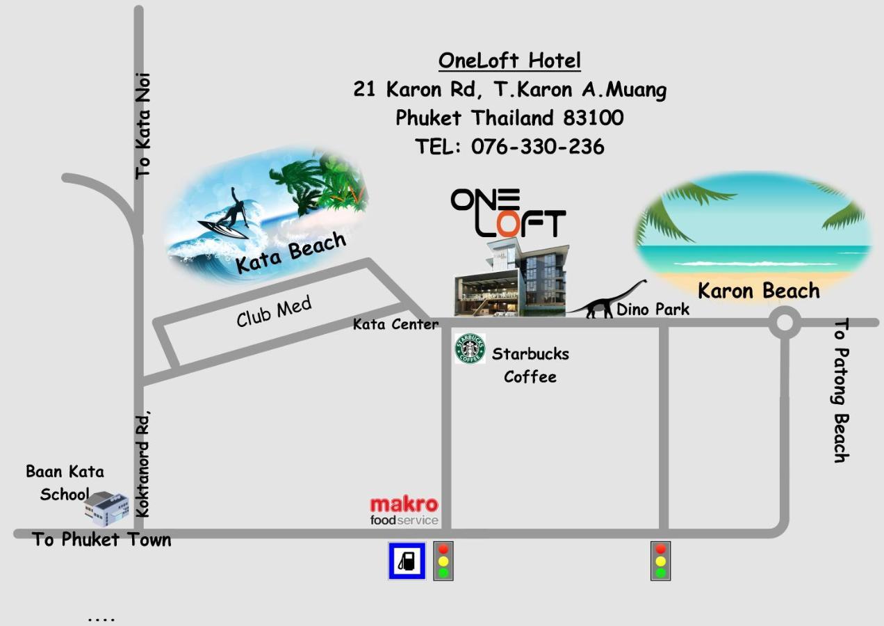 Oneloft Hotel Karon Exteriör bild
